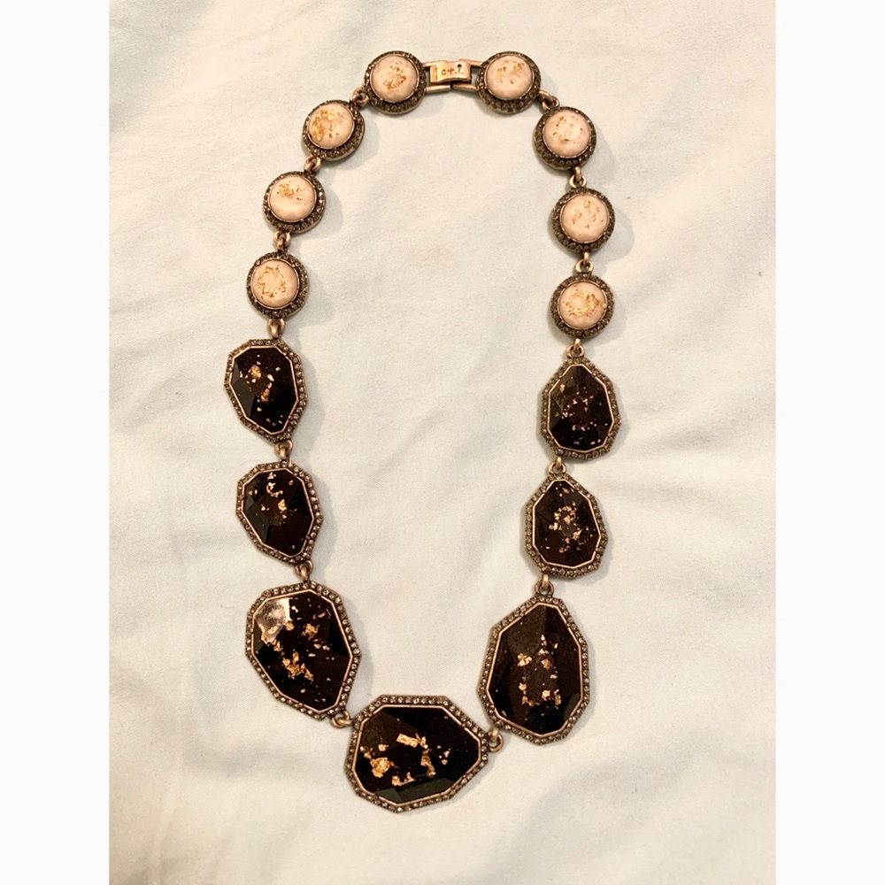 Chloe & Isabel Black Gold Collar Necklace RETIRED